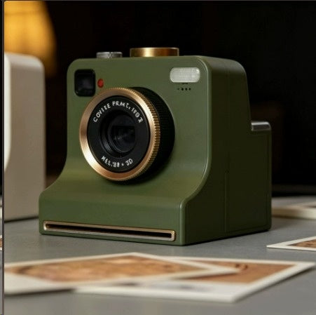 Coffee Click latte art camera in green