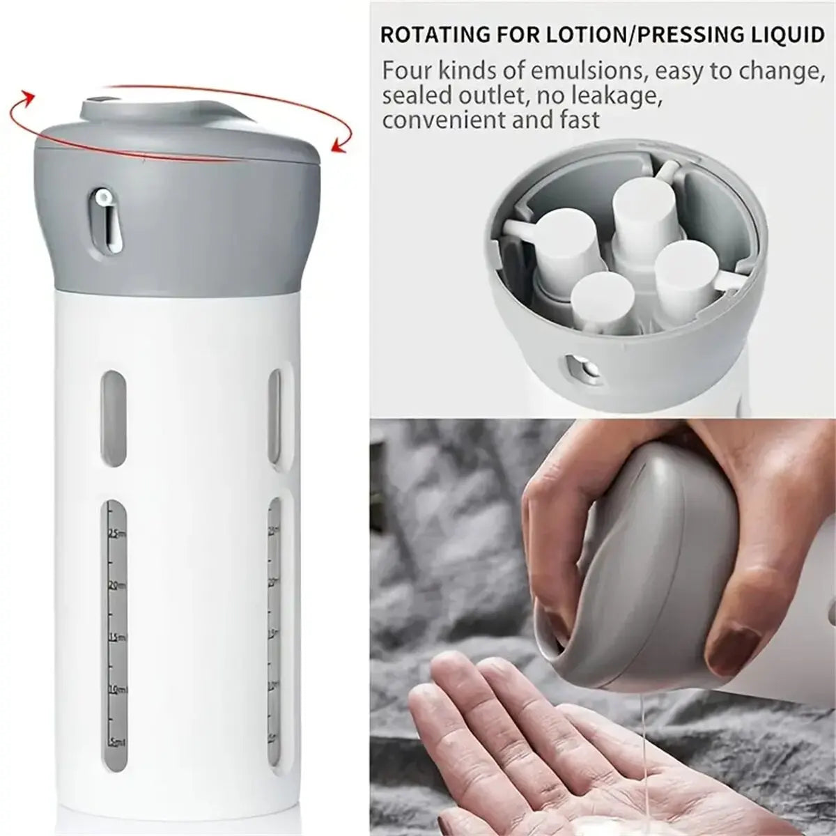 Voya™ 4-i-1 reseflaska med roterande system