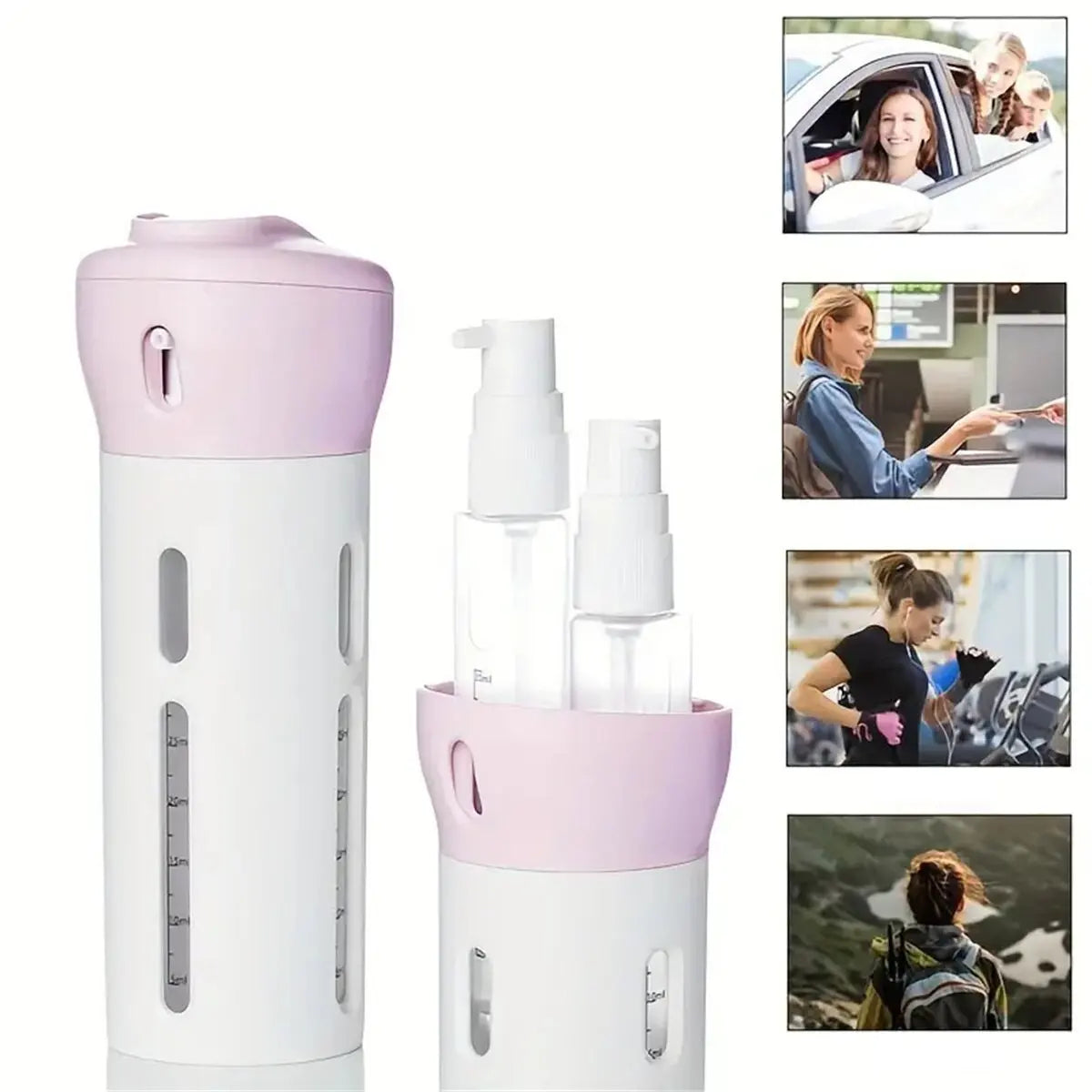 Voya™ 4-i-1 reseflaska med roterande system